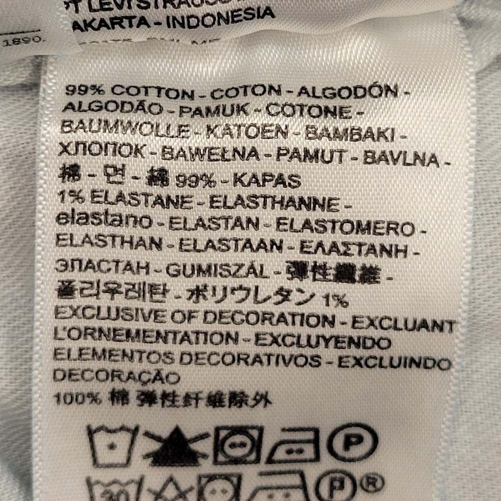 NWT Levi's 569 Loose Straight Blue Jeans, Size 36×36 - Picture 10 of 10